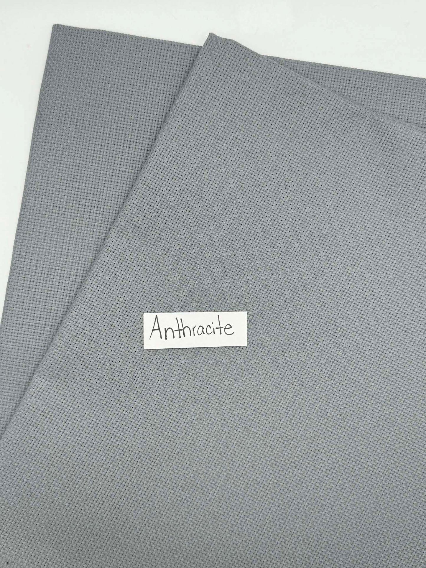 "Anthracite" Cross Stitch Fabric by Zweigart