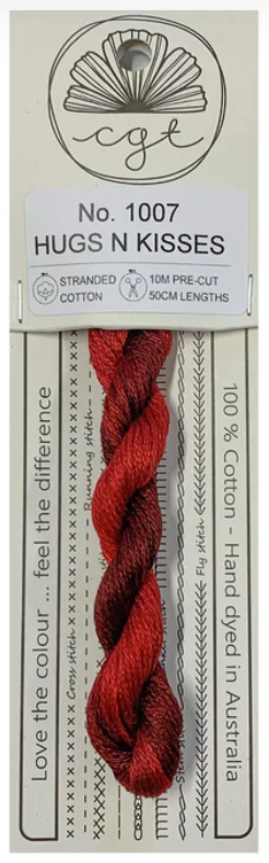 1007N Hugs N Kisses | 6 Strand Embroidery Floss by Cottage Garden Threads