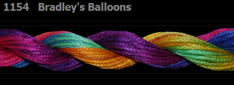 1154 Bradley's Balloons | 6 Strand 20 Yard Skein Embroidery Floss by Threadworx-Cross Stitch-Threadworx-Millennial Fabrics