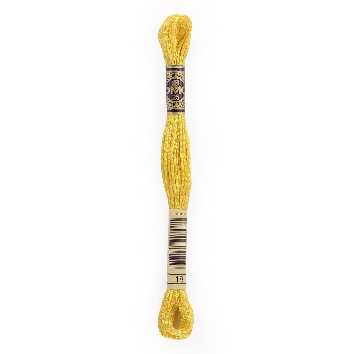 DMC 6 Strand Cotton Embroidery Floss #18 - Yellow Plum
