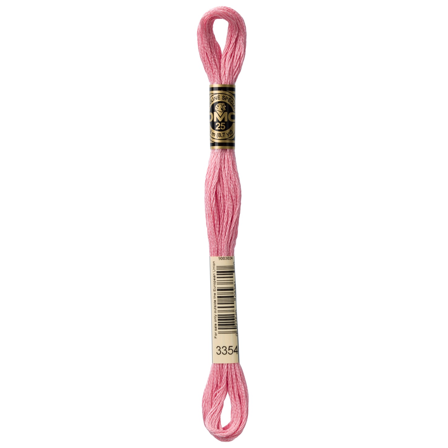 DMC 6 Strand Cotton Embroidery Floss #3354 - Dusty Rose Light-Cross Stitch-DMC Floss-Millennial Fabrics