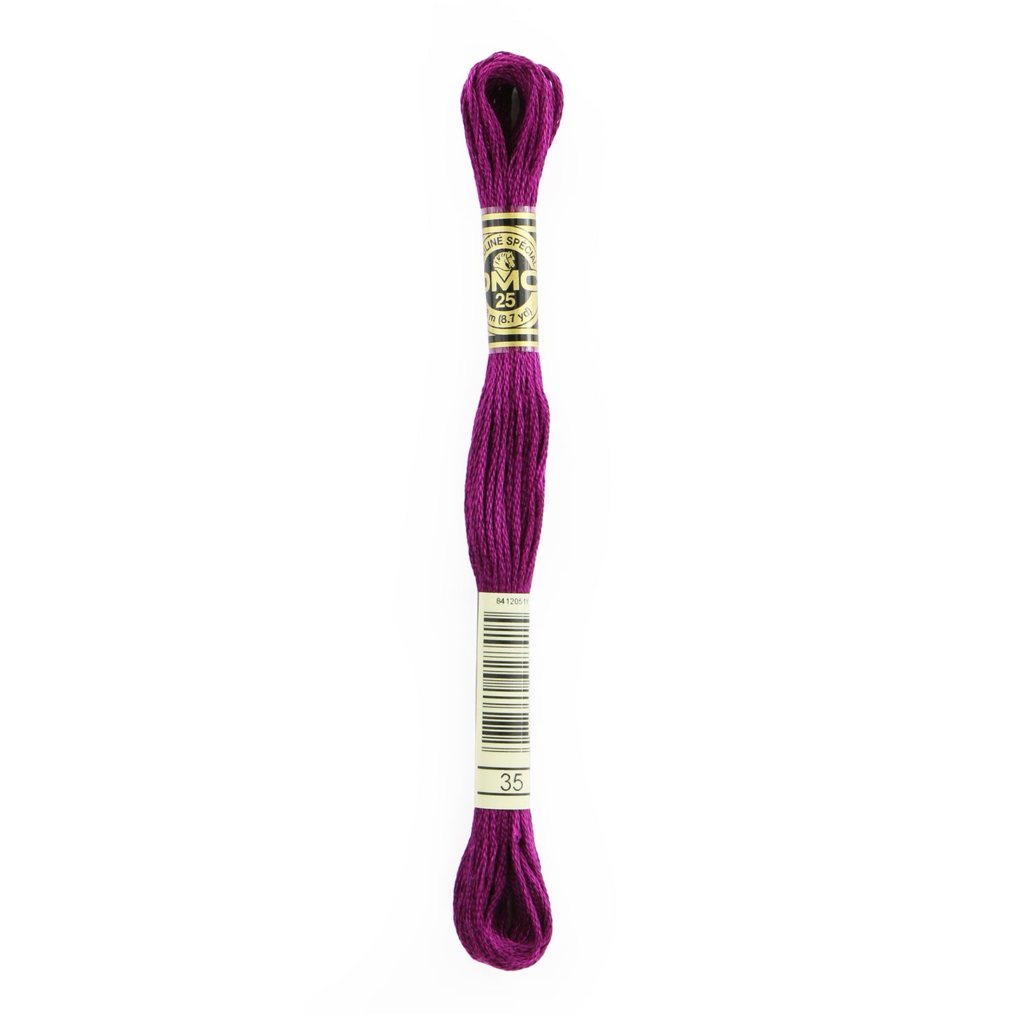 DMC 6 Strand Cotton Embroidery Floss #35 - Fuchsia Very Dark-Cross Stitch-DMC Floss-Millennial Fabrics