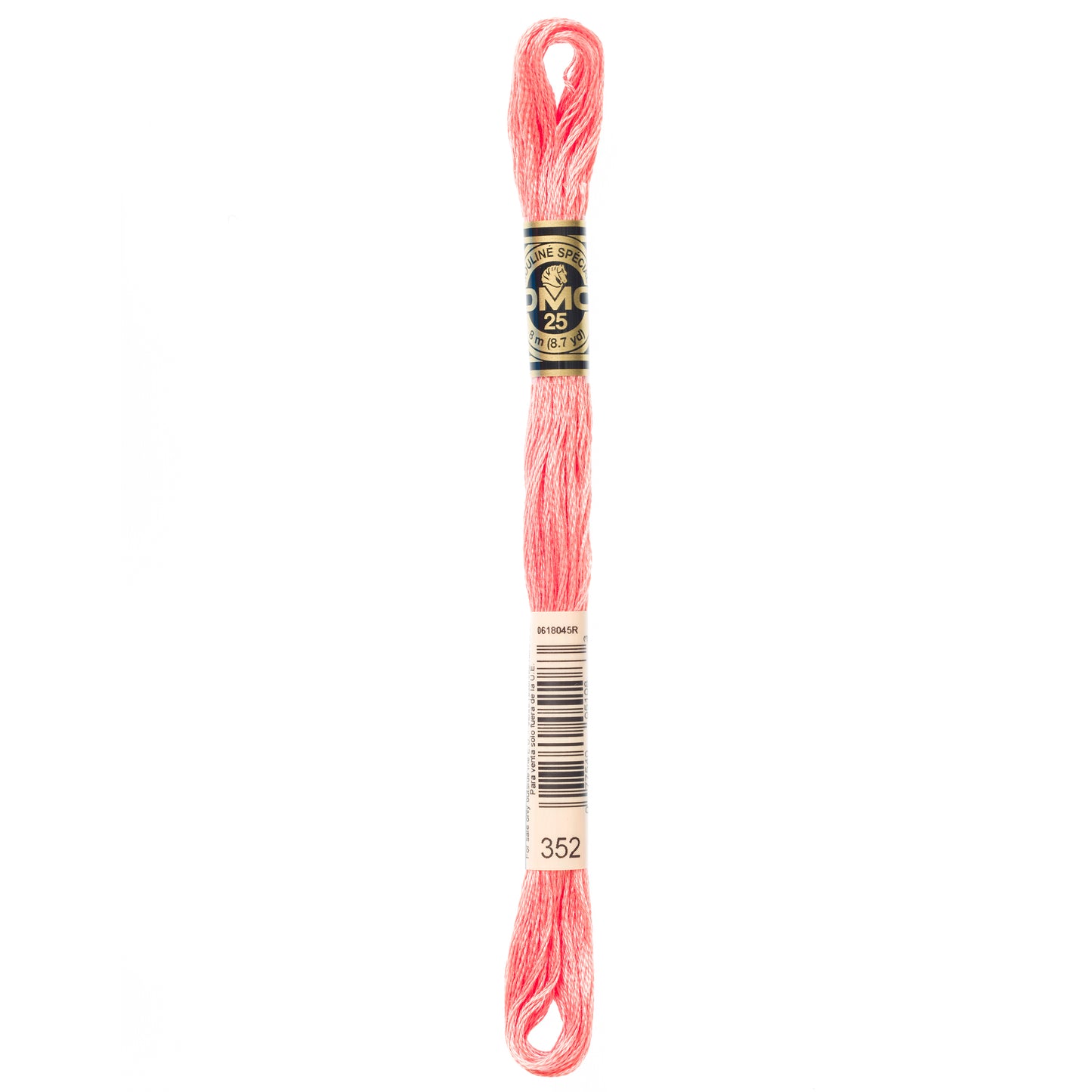 DMC 6 Strand Cotton Embroidery Floss #352 - Coral Light