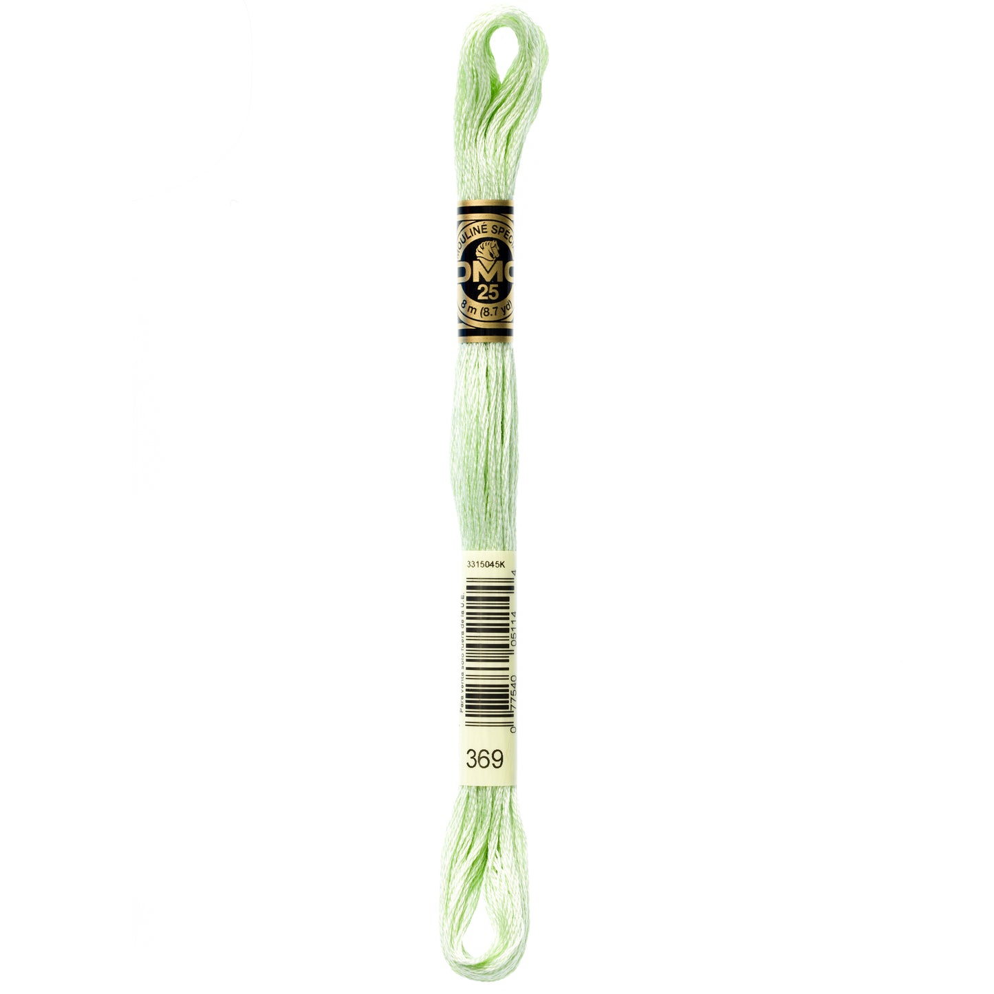 DMC 6 Strand Cotton Embroidery Floss #369 - Pistachio Green Very Light-Cross Stitch-DMC Floss-Millennial Fabrics