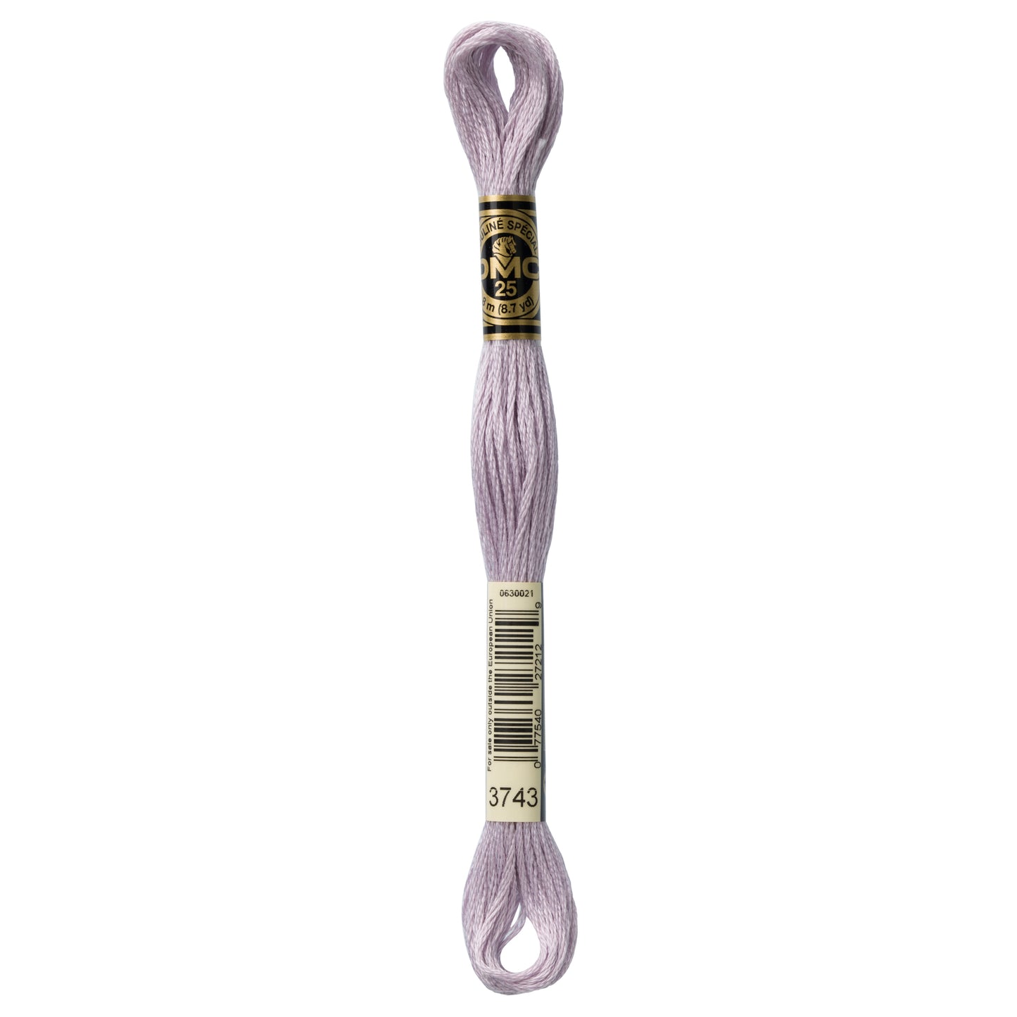 DMC 6 Strand Cotton Embroidery Floss #3743 - Antique Violet Very Light-Cross Stitch-DMC Floss-Millennial Fabrics