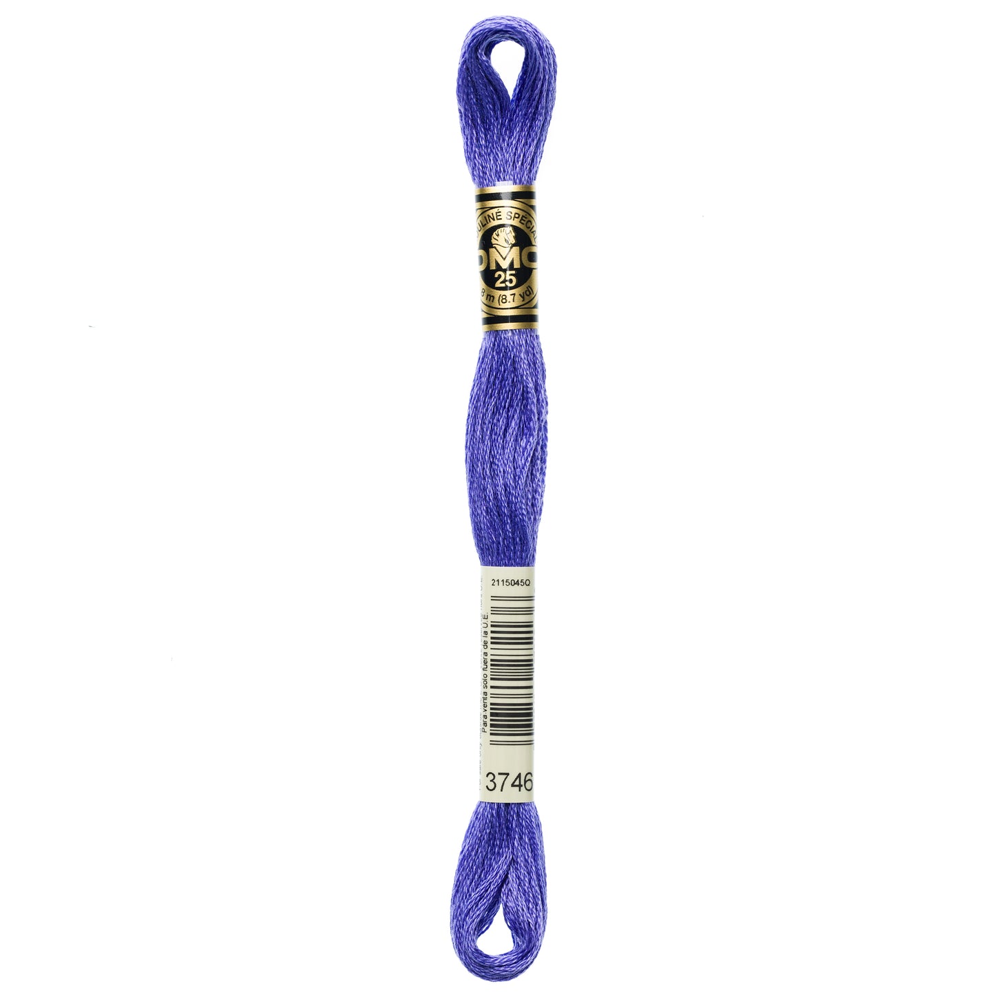 DMC 6 Strand Cotton Embroidery Floss #3746 - Blue Violet Dark-Cross Stitch-DMC Floss-Millennial Fabrics