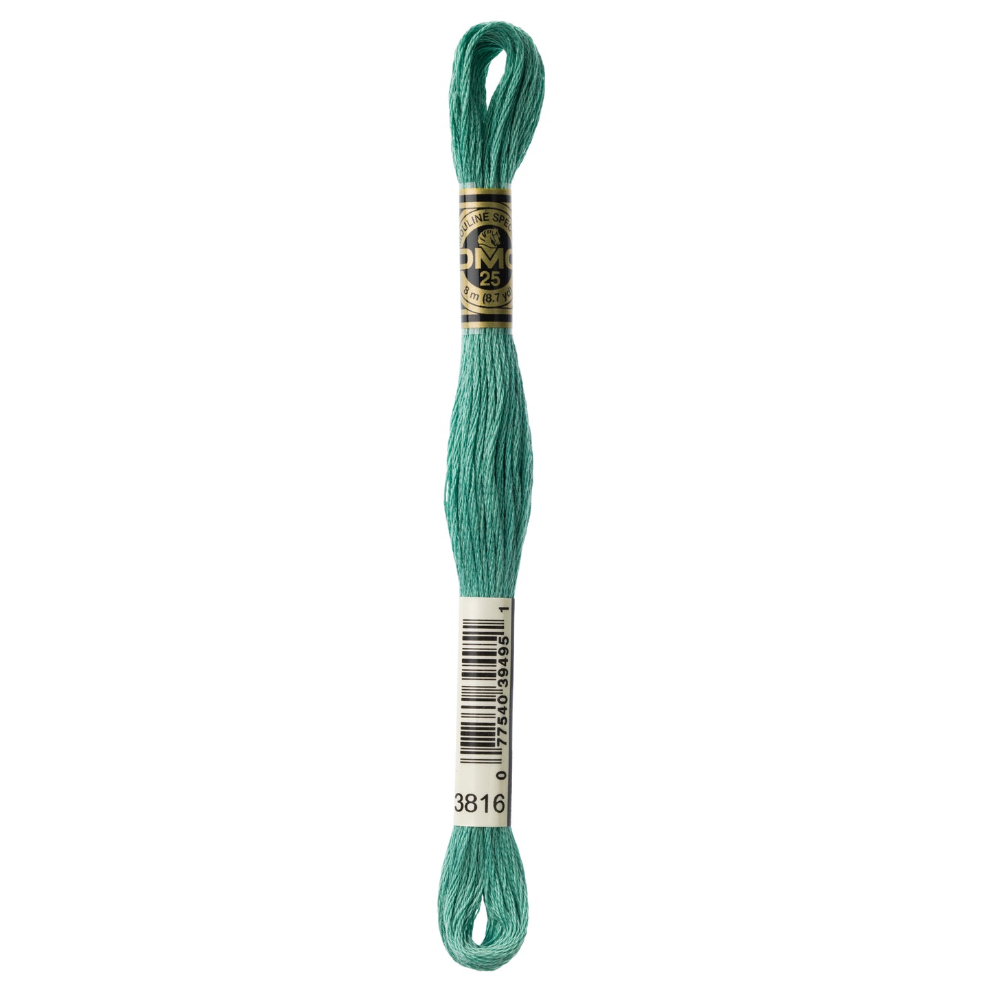 DMC 6 Strand Cotton Embroidery Floss #3816 - Celadon Green-Cross Stitch-DMC Floss-Millennial Fabrics