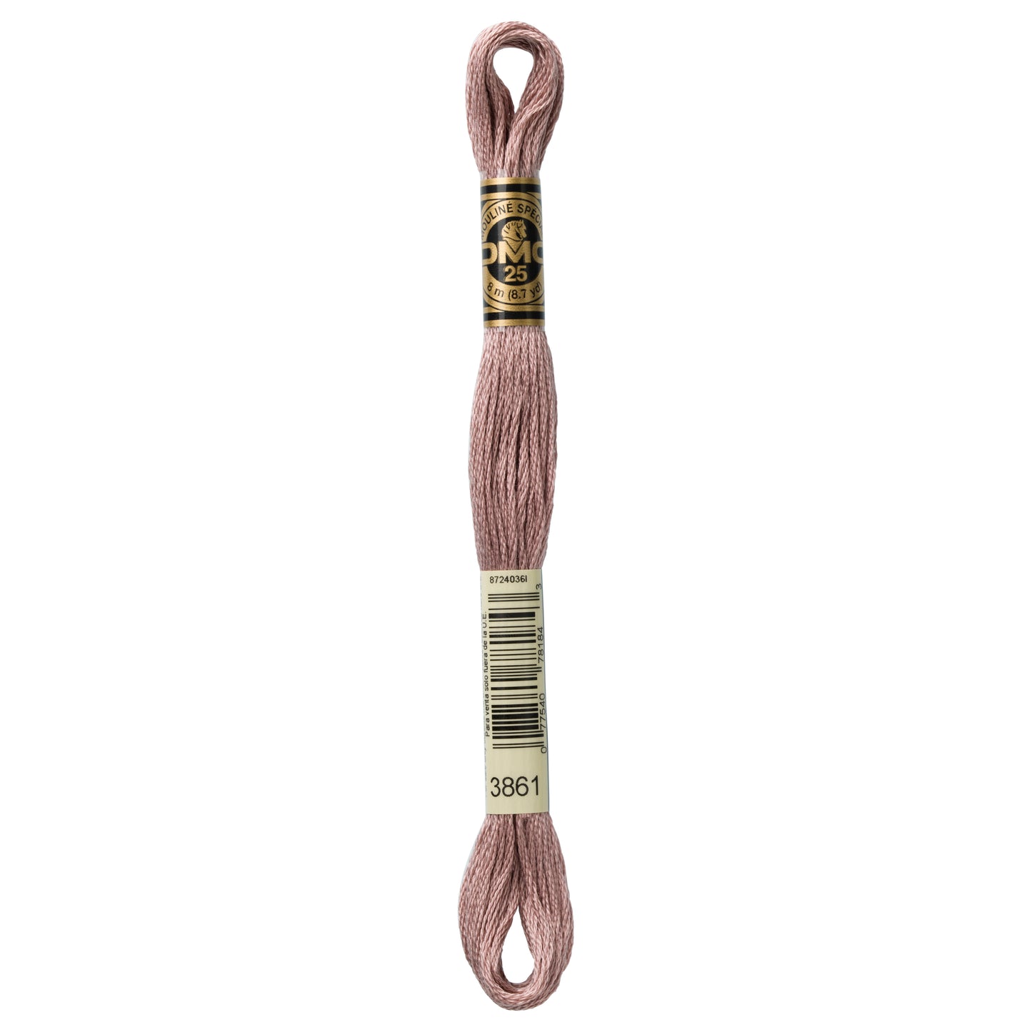 DMC 6 Strand Cotton Embroidery Floss #3861 - Cocoa Light