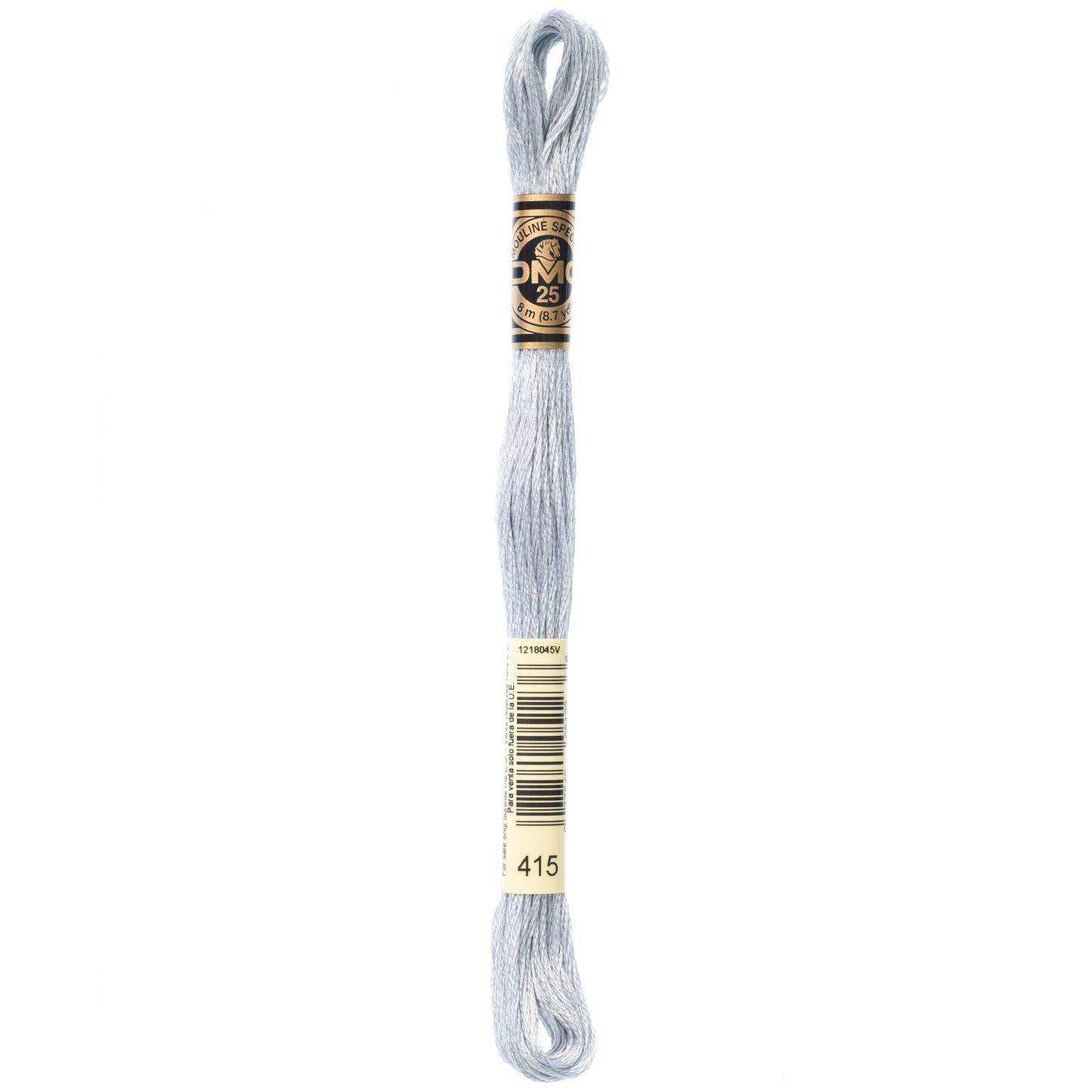 DMC 6 Strand Cotton Embroidery Floss #415 - Pearl Gray-Cross Stitch-DMC Floss-Millennial Fabrics
