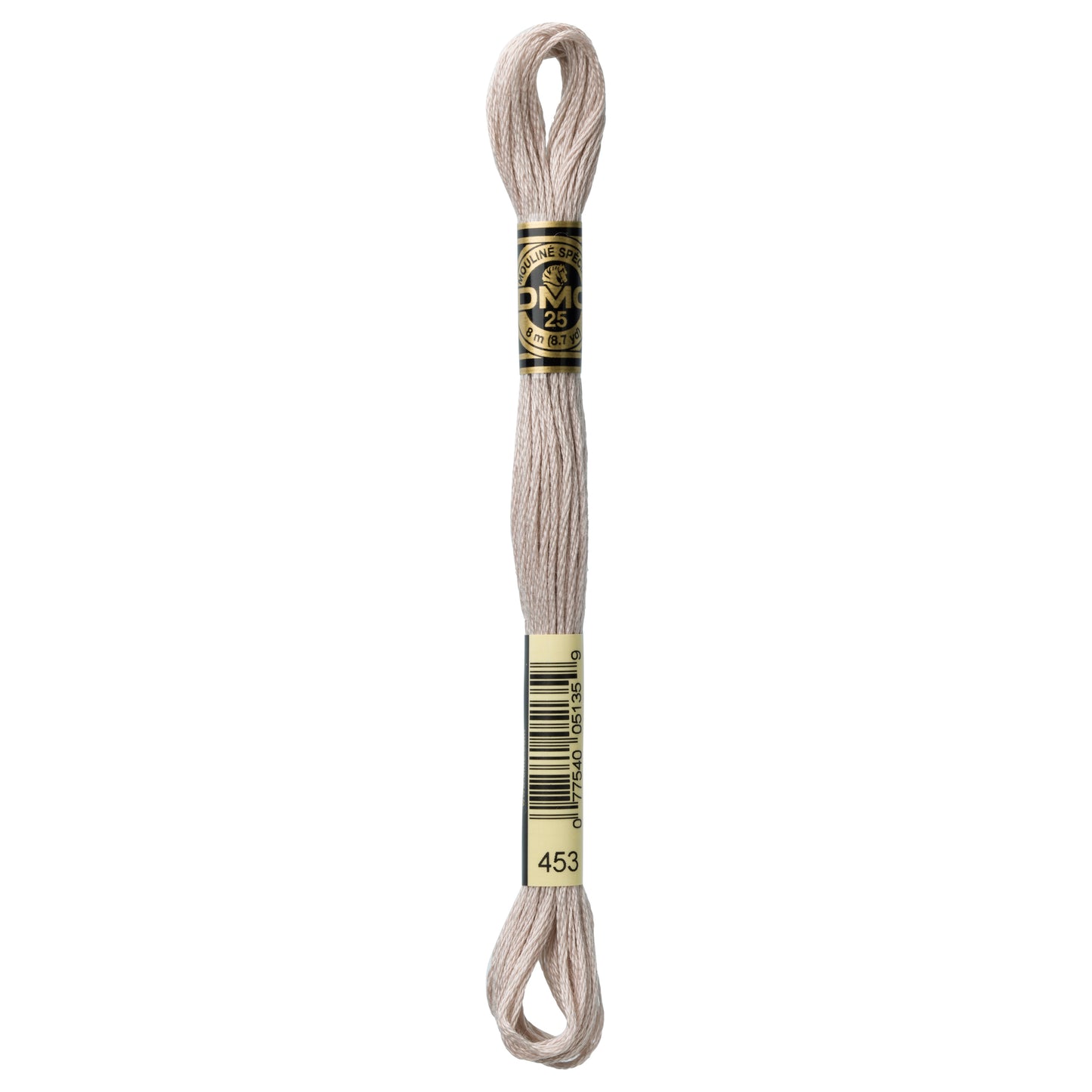 DMC 6 Strand Cotton Embroidery Floss #453 - Shell Gray Light-Cross Stitch-DMC Floss-Millennial Fabrics