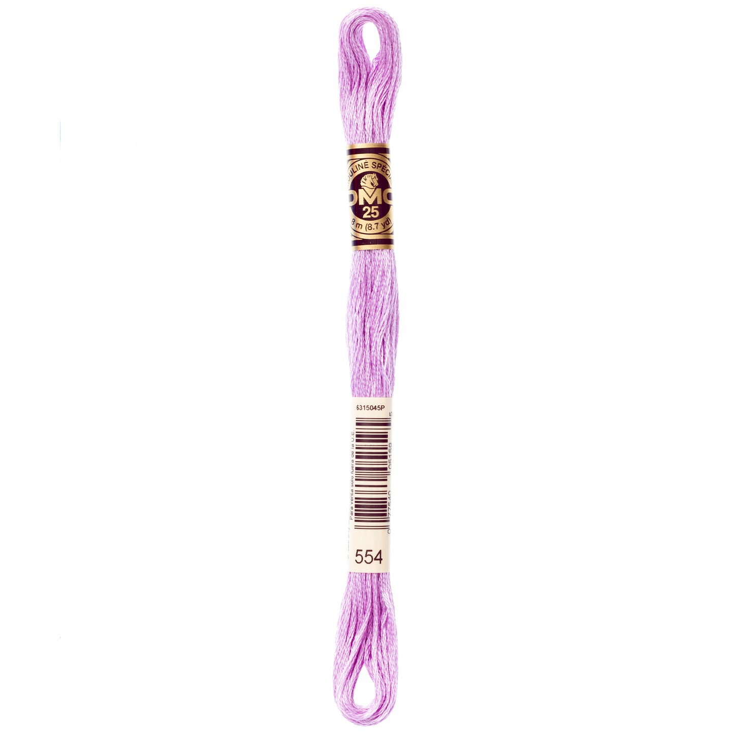 DMC 6 Strand Cotton Embroidery Floss #554 - Violet Light-Cross Stitch-DMC Floss-Millennial Fabrics