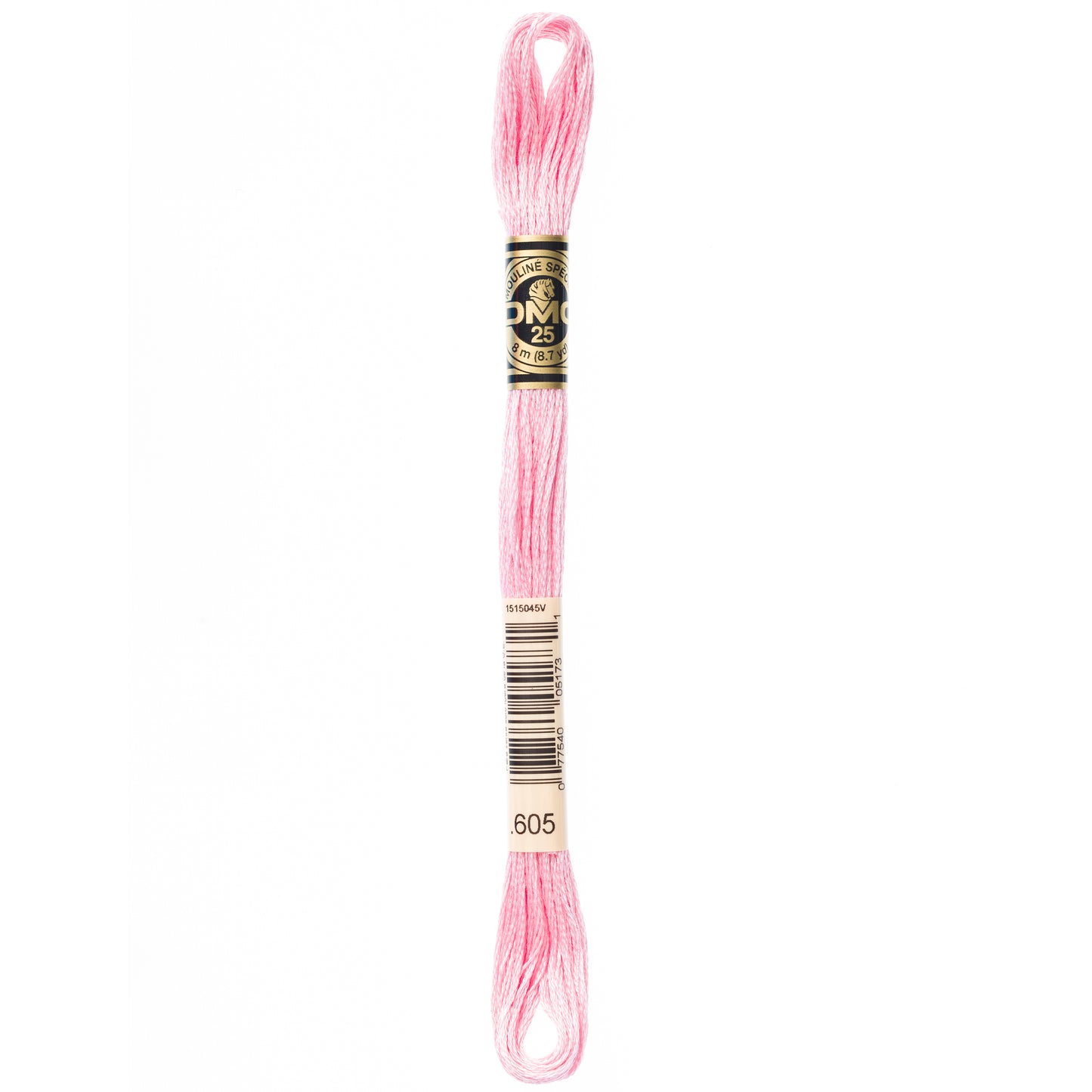 DMC 6 Strand Cotton Embroidery Floss #605 - Cranberry Very Light-Cross Stitch-DMC Floss-Millennial Fabrics