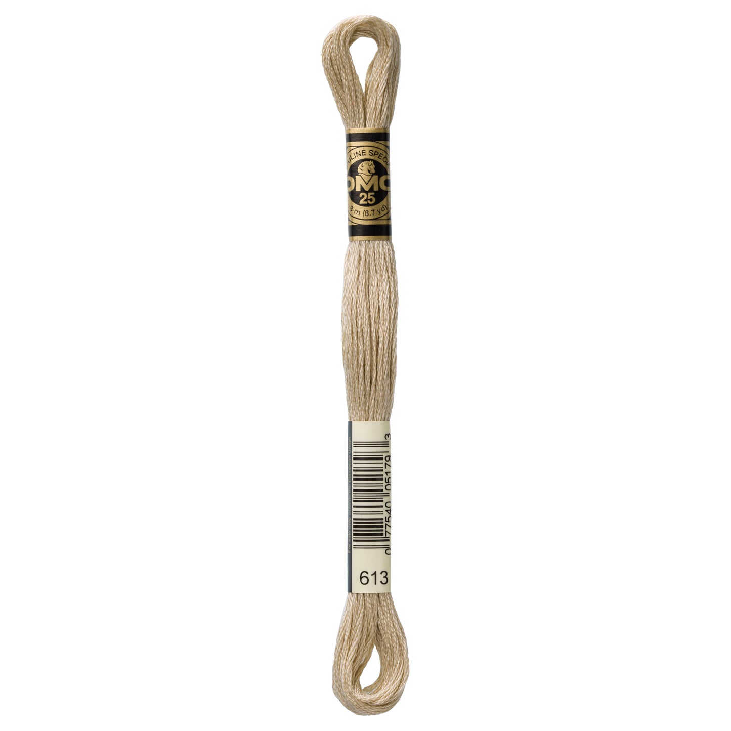 DMC 6 Strand Cotton Embroidery Floss #613 - Drab Brown Very Light