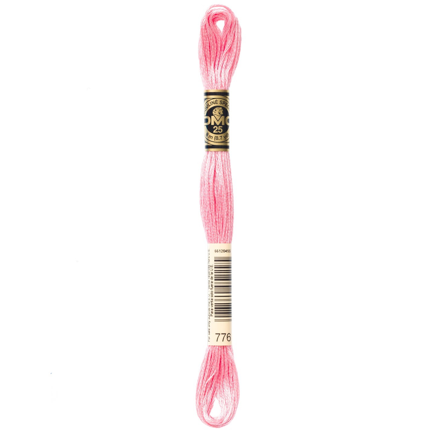 DMC 6 Strand Cotton Embroidery Floss #776 - Pink Medium-Cross Stitch-DMC Floss-Millennial Fabrics