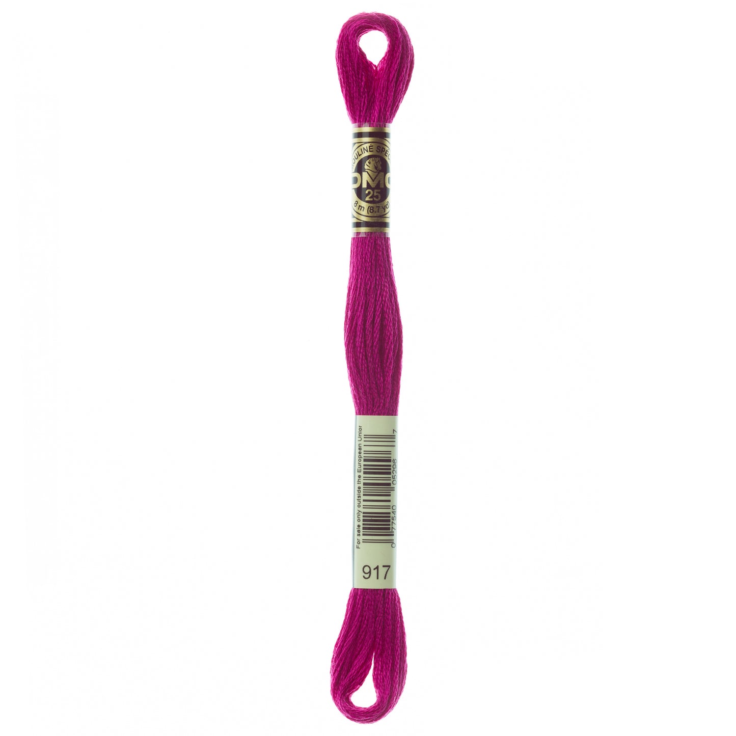DMC 6 Strand Cotton Embroidery Floss #917 - Plum Medium-Cross Stitch-DMC Floss-Millennial Fabrics