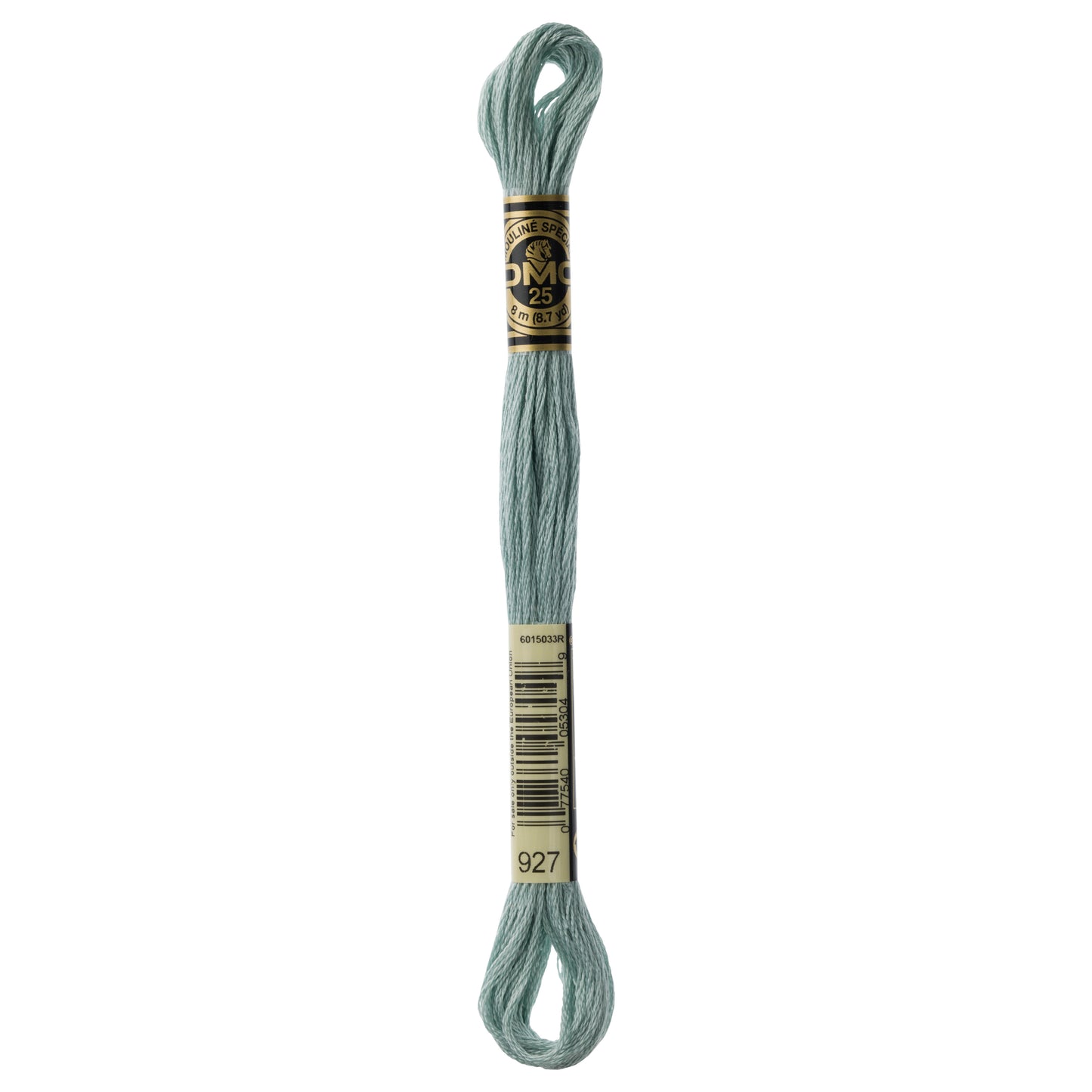 DMC 6 Strand Cotton Embroidery Floss #927 - Gray Green Light