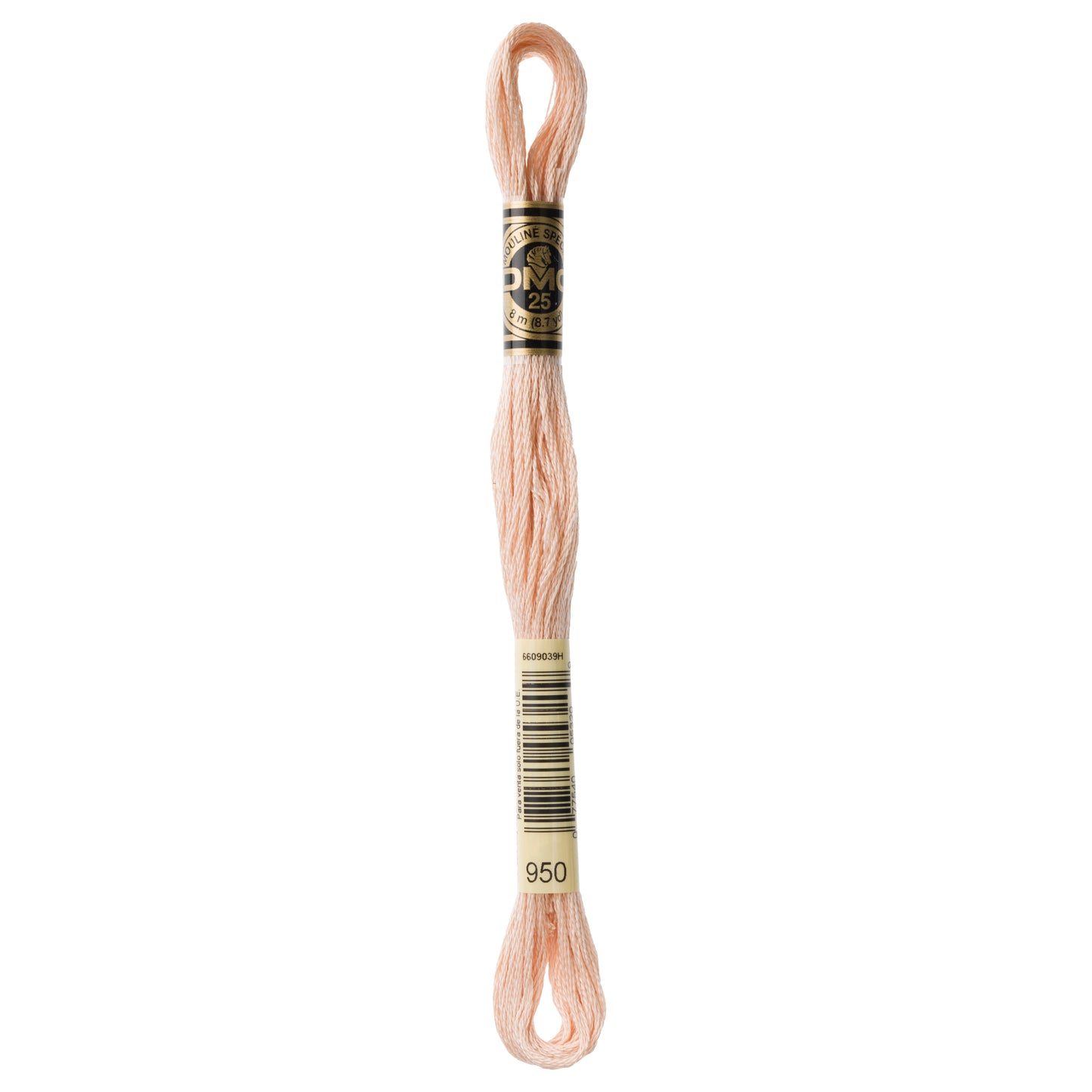 DMC 6 Strand Cotton Embroidery Floss #950 - Desert Sand Light-Cross Stitch-DMC Floss-Millennial Fabrics