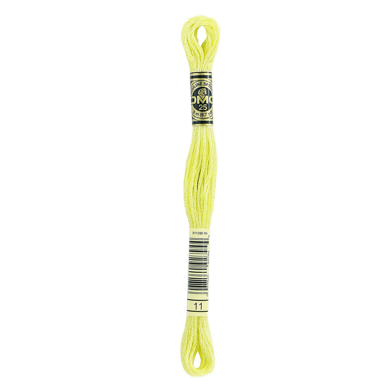 DMC 6 Strand Cotton Embroidery Floss #011 - Light Tender Green