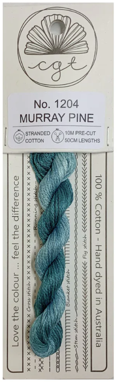 1204 Murray Pine | 6 Strand Embroidery Floss by Cottage Garden Threads