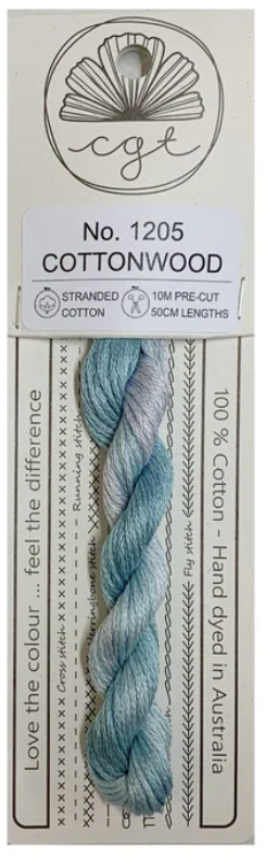 1205 Cottonwood | 6 Strand Embroidery Floss by Cottage Garden Threads