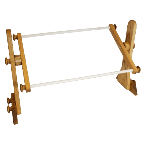 Tomorrow's Treasures E-Z Stitch Adjustable Oak Lap & Tabletop Frame