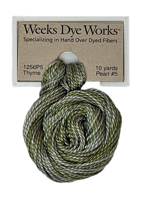 1256 Thyme | Weeks Dye Works Pearl Cotton #5