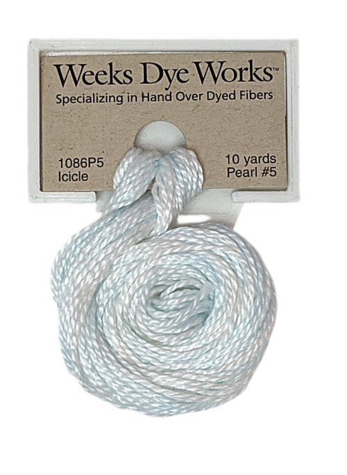 1086 Icicle | Weeks Dye Works Pearl Cotton #5