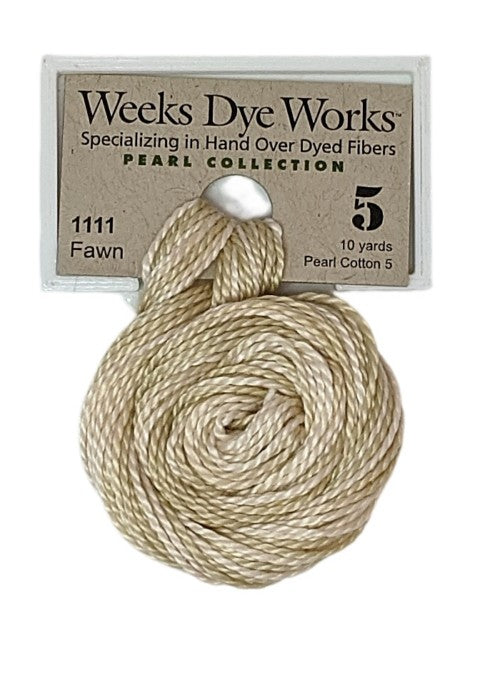 1111 Fawn | Weeks Dye Works Pearl Cotton #5