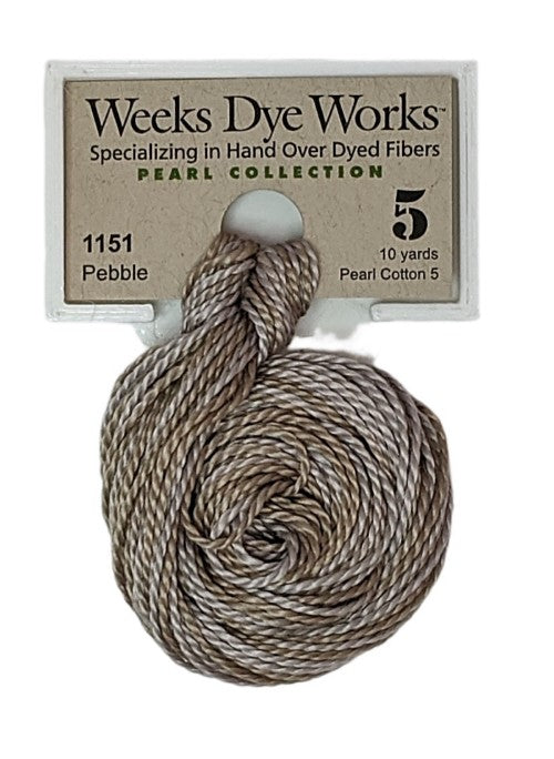 1151 Pebble | Weeks Dye Works Pearl Cotton #5