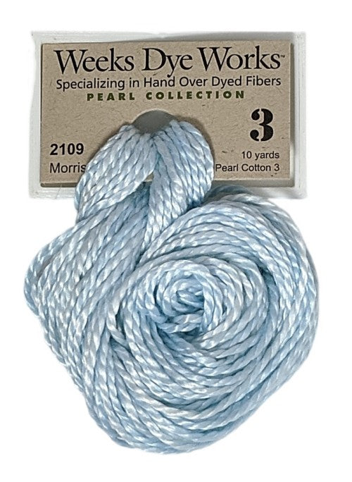 2109 Morris Blue | Weeks Dye Works Pearl Cotton #3