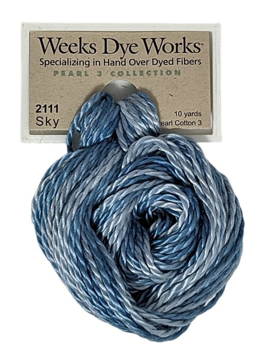 2111 Sky | Weeks Dye Works Pearl Cotton #3