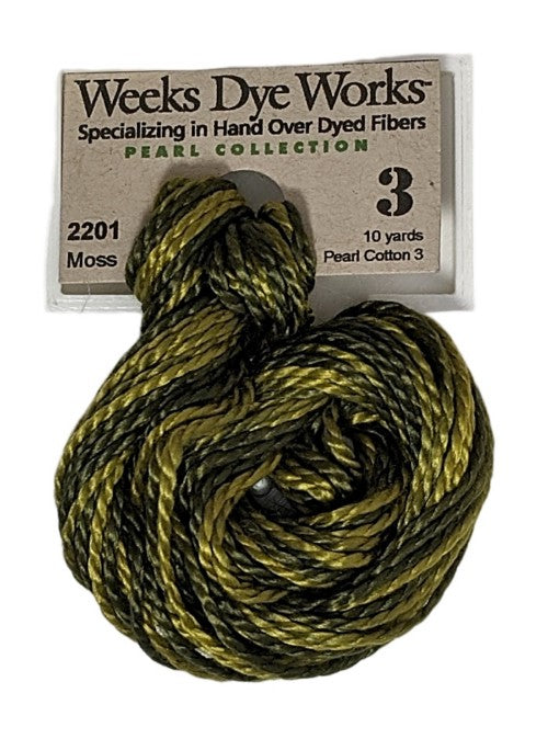 2201 Moss | Weeks Dye Works Pearl Cotton #3