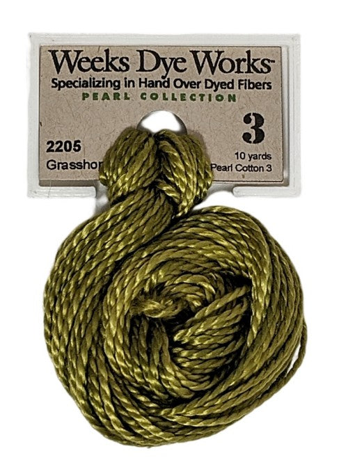 2205 Grasshopper | Weeks Dye Works Pearl Cotton #3