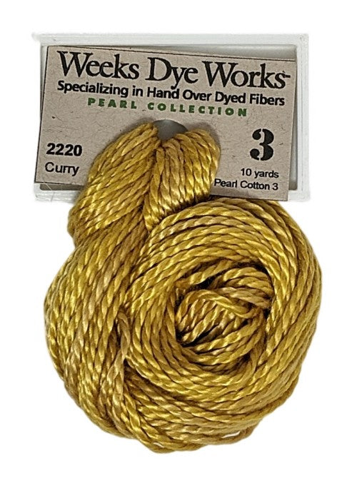 2220 Curry | Weeks Dye Works Pearl Cotton #3
