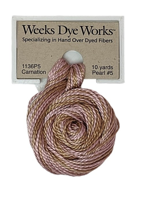 1136 Carnation | Weeks Dye Works Pearl Cotton #5