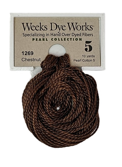 1269 Chestnut | Weeks Dye Works Pearl Cotton #5
