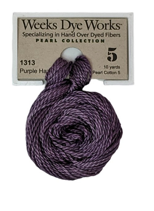 1313 Purple Haze | Weeks Dye Works Pearl Cotton #5