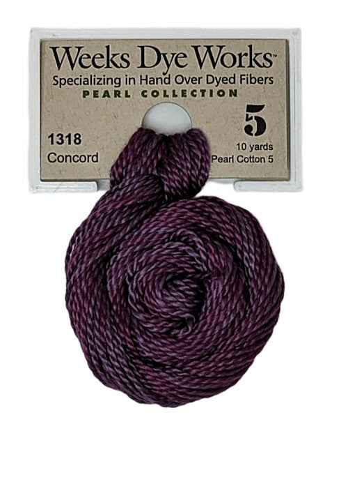 1318 Concord | Weeks Dye Works Pearl Cotton #5-Cross Stitch-Weeks Dye Works-Millennial Fabrics