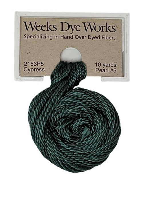 2153 Cypress | Weeks Dye Works Pearl Cotton #5