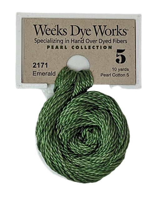 2171 Emerald | Weeks Dye Works Pearl Cotton #5