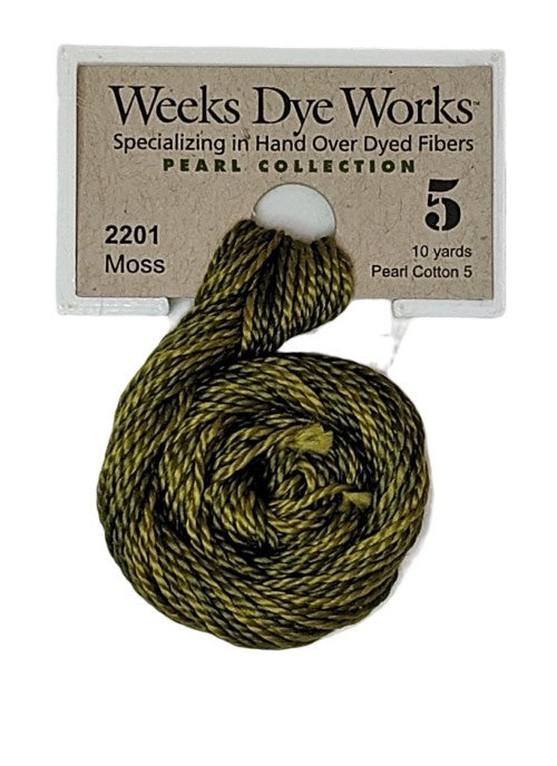 2201 Moss | Weeks Dye Works Pearl Cotton #5