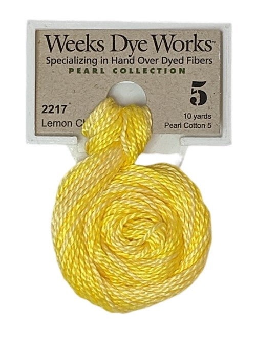 2217 Lemon Chiffon | Weeks Dye Works Pearl Cotton #5