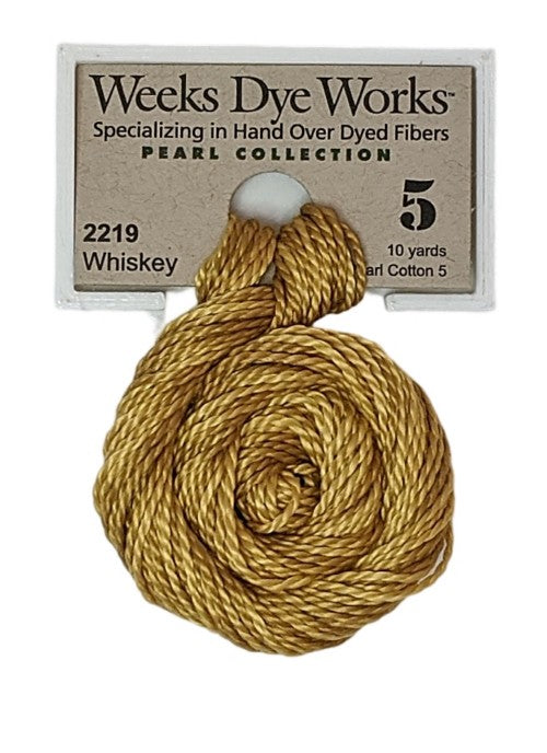 2219 Whiskey | Weeks Dye Works Pearl Cotton #5