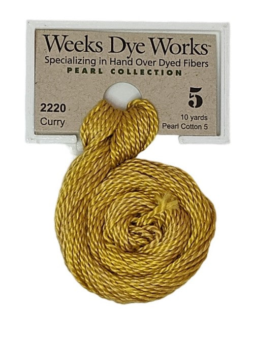 2220 Curry | Weeks Dye Works Pearl Cotton #5