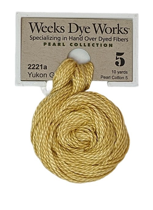 2221a Yukon Gold | Weeks Dye Works Pearl Cotton #5