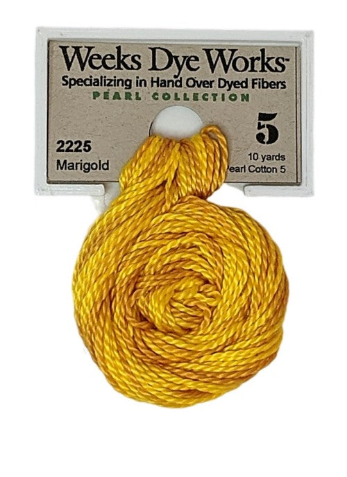 2225 Marigold | Weeks Dye Works Pearl Cotton #5
