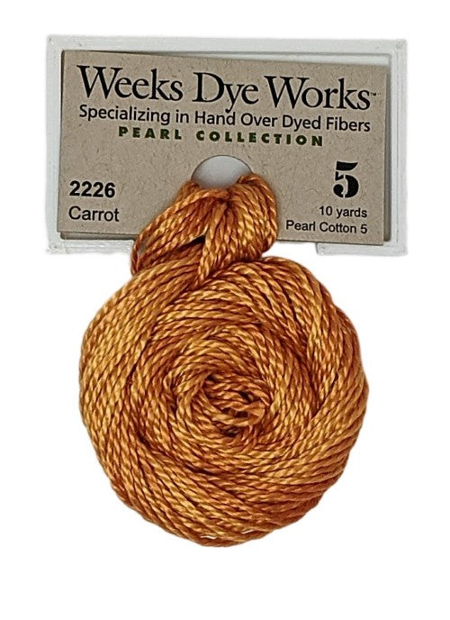 2226 Carrot | Weeks Dye Works Pearl Cotton #5