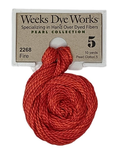 2268 Fire | Weeks Dye Works Pearl Cotton #5