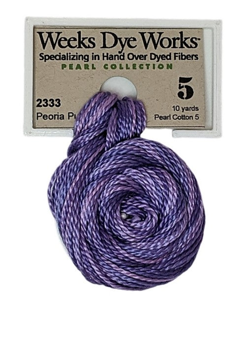2333 Peoria Purple | Weeks Dye Works Pearl Cotton #5