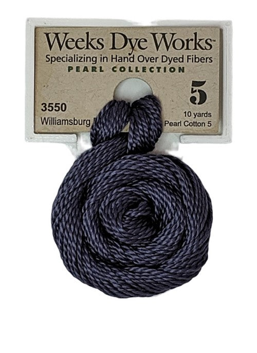 3550 Williamsburg Blue | Weeks Dye Works Pearl Cotton #5